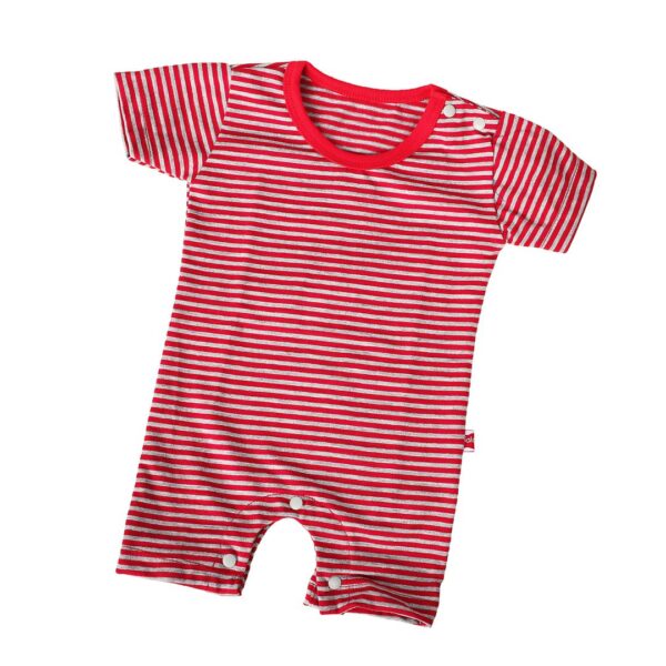 Bodysuit Stripe Short Sleeve A - Gambar 6