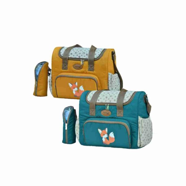 Tas Ukuran Besar + Tempat Botol Susu Foxie Series - Gambar 3