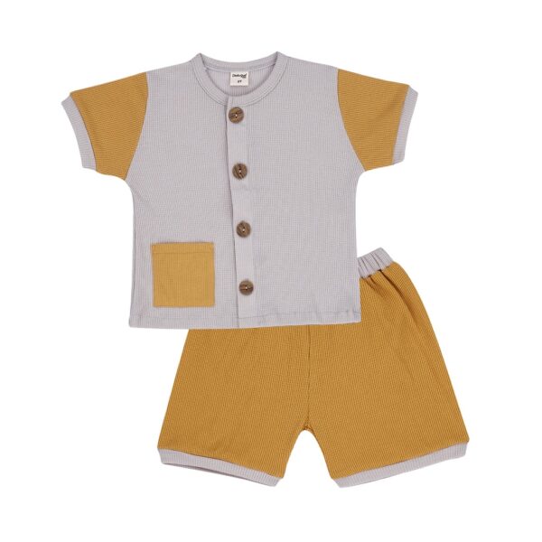 Dialogue Apparel Color Mix Short Playset Waffle - Gambar 6