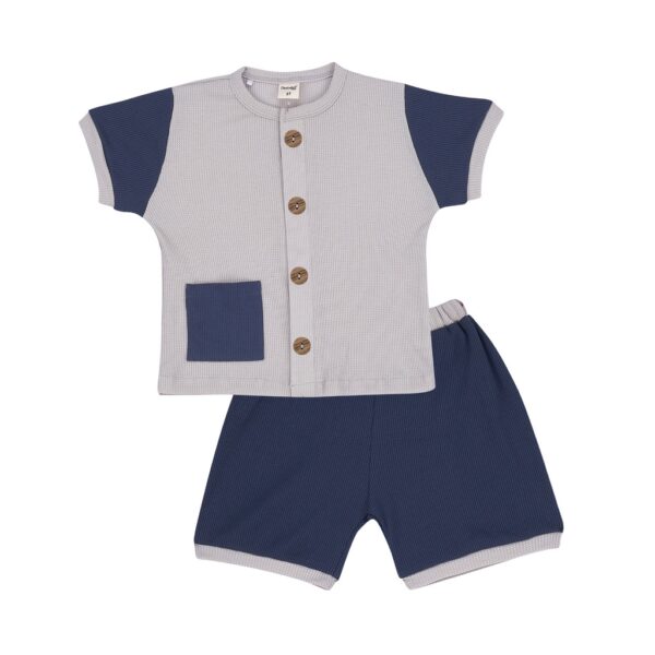 Dialogue Apparel Color Mix Short Playset Waffle - Gambar 7