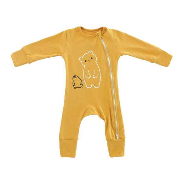 Baby Sleepsuit Printed Zipper - Gambar 4