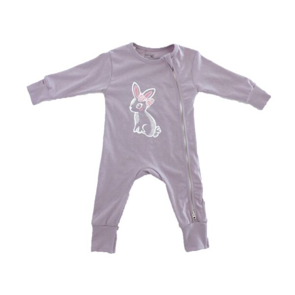 Baby Sleepsuit Printed Zipper - Gambar 3