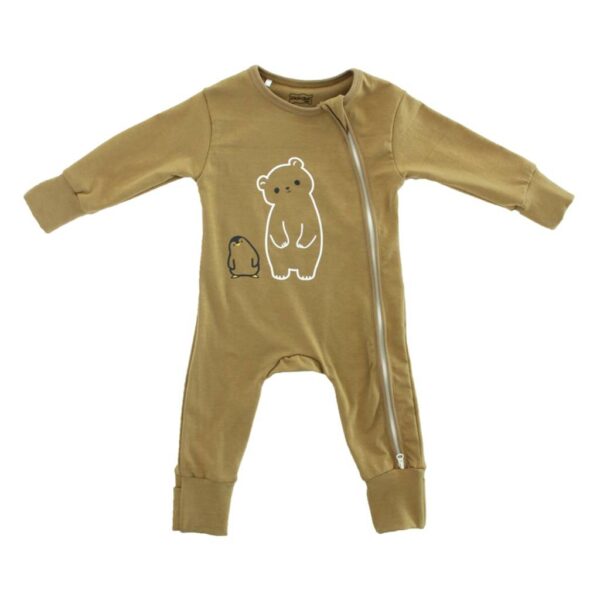 Baby Sleepsuit Printed Zipper - Gambar 2