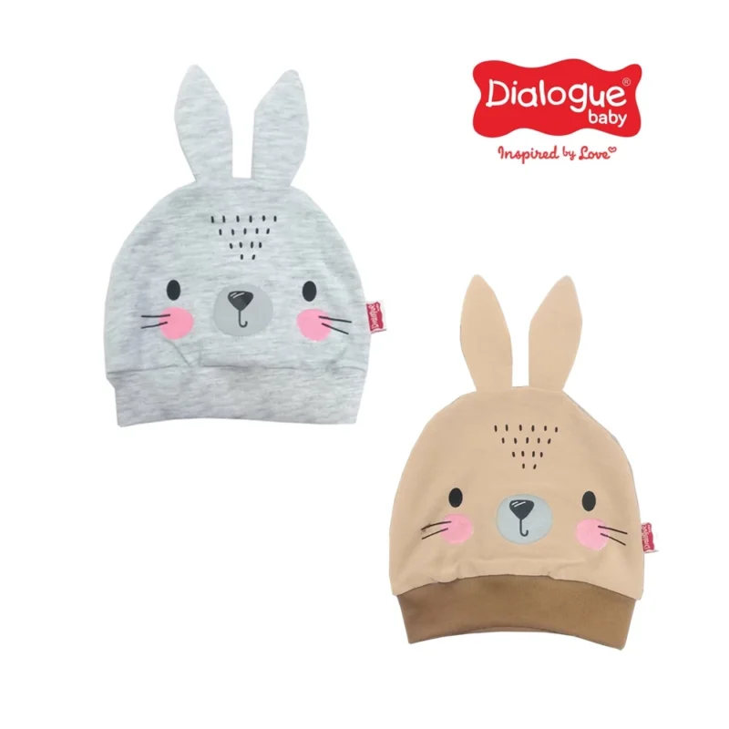 Dialogue Baby Topi Bayi Print Karakter Kelinci - Image 2