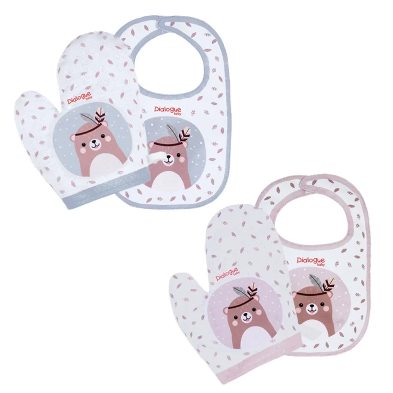 Dialogue Baby Aday Waslap Motif Print Bearie Series - Image 6