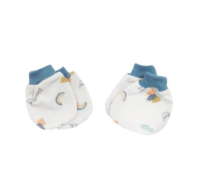 Dialogue Baby Sarung Tangan Kaki Rib Print Motif Grafis