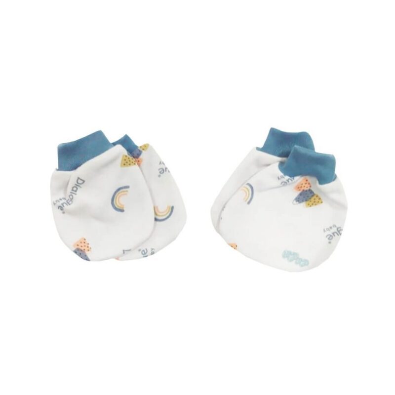 Dialogue Baby Sarung Tangan Kaki Rib Print Motif Grafis