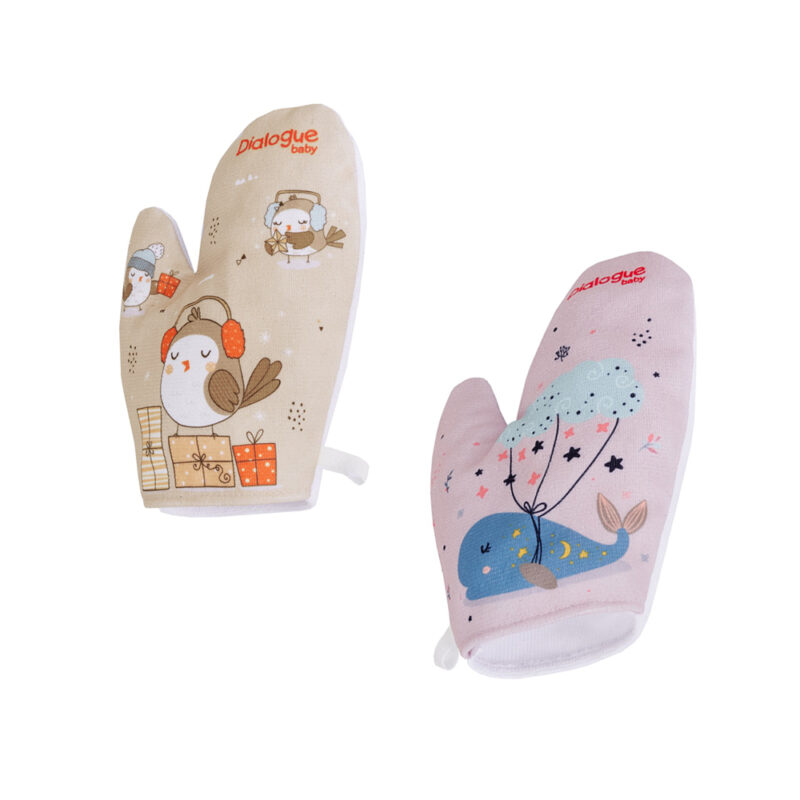 Dialogue Baby Waslap Tangan Mikrofiber Animal