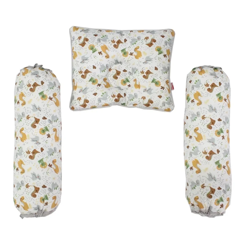 Dialogue Baby Bantal Guling Katun Motif Dhino - Image 3