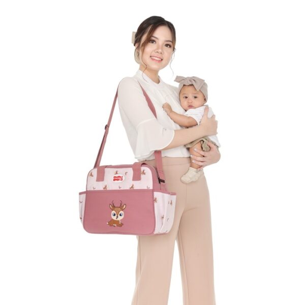 Dialogue Baby Tas Bayi Medium 2In1 Deerly Series