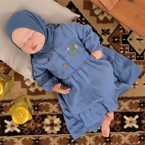 Dialogue Baby Aghnia Gamis Set Hijab Anak Bayi