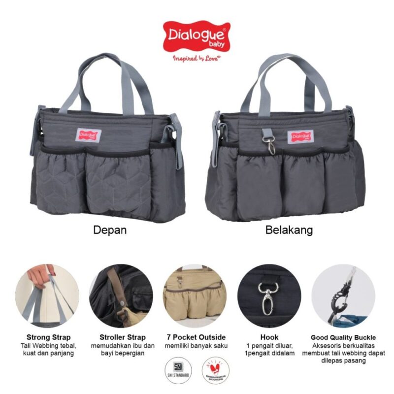 Dialogue Baby Tas Organizer 3 In 1 Ottimo Series - Image 7